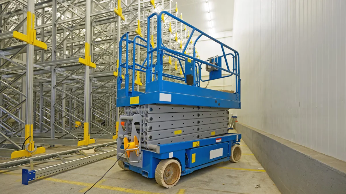 Scissor lift from Bill’s existing rental website assets